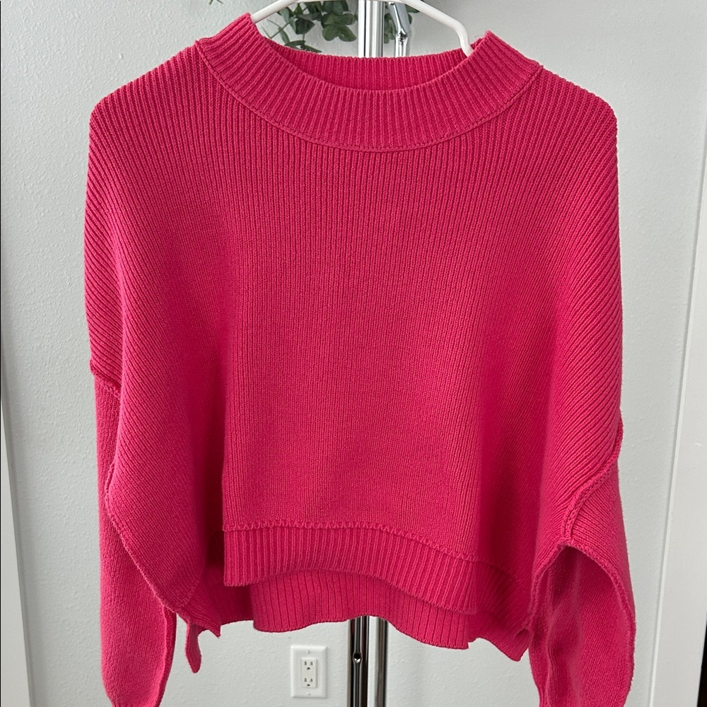 Free People Easy Street Crop Pullover